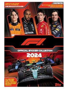 Álbum Con Estampas Topps De F1: Official Sticker Collection 2024