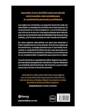 Libro La pirámide de la influencia de Miguel Navarro