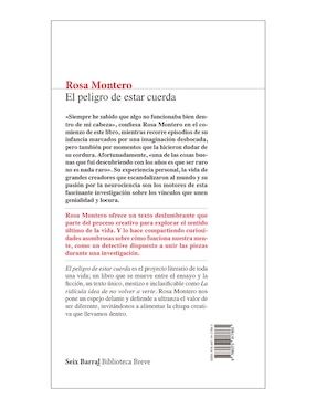 Libro El peligro de estar cuerda de Rosa Montero