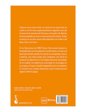 Libro Marina de Carlos Ruiz Zafón