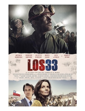 Los 33: una historia de esperanza película en DVD