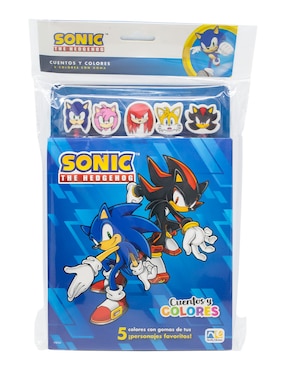 Cuentos Y Colores Sonic De Novelty