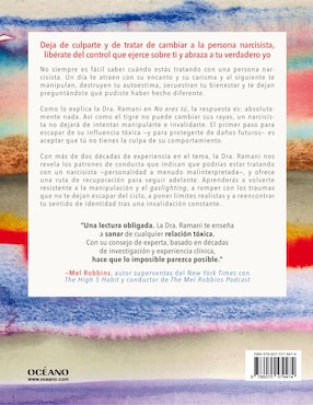 Libro No eres tú. Identifica y sana tu relación con un narcisista de Ramani Durvasula