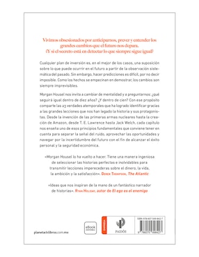 Libro Lo que nunca cambia de Morgan Housel
