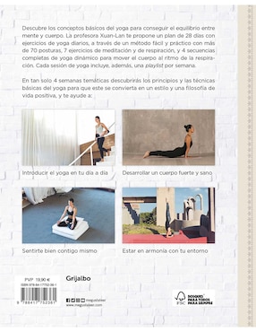 Libro Mi diario de yoga de Xuan-Lan