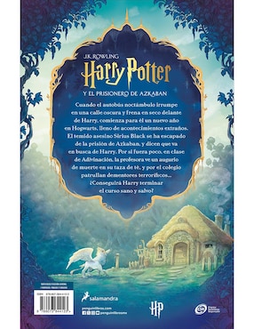 Libro Harry Potter Y El Prisionero de Azkaban de J.K.Rowling