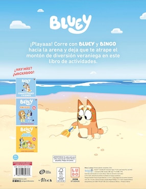 Libro Bluey. Actividades - la Playa de Bluey de Ladybird Books