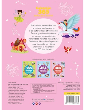 Libro 365 cuentos encantados de Editorial Guadal
