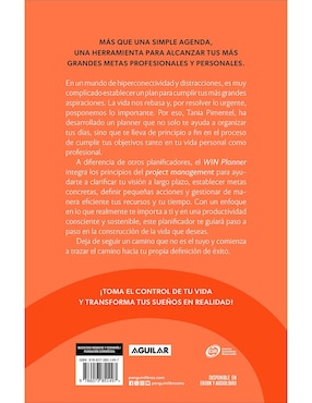 Libro Win Planner de Tania Pimentel