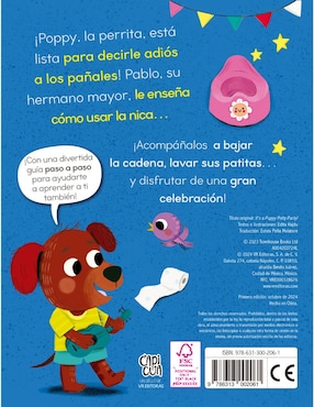 Libro Vamos al baño con la perrita Poppy de Edita Hajdu