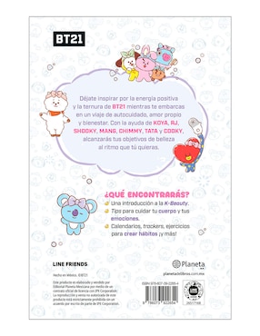 Libro BT21: Mi diario de belleza de Line Friends Inc
