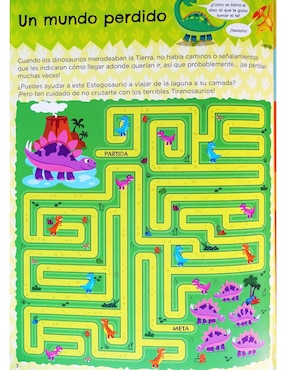 Libro Dinosaurios, Libro de Actividades de Capicua