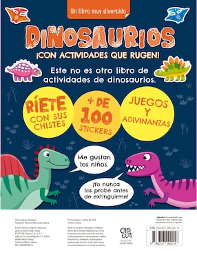 Libro Dinosaurios, Libro de Actividades de Capicua