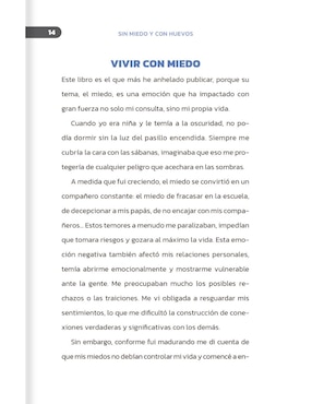 Libro Sin Miedo y con Huevos de Mónica Borda