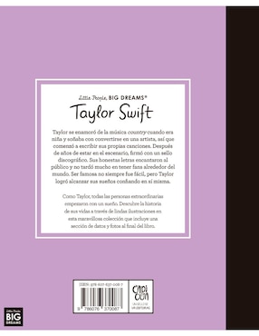 Libro TAYLOR SWIFT, LITTLE PEOPLE BIG DREAMS de María Isabel Sánchez Vergara