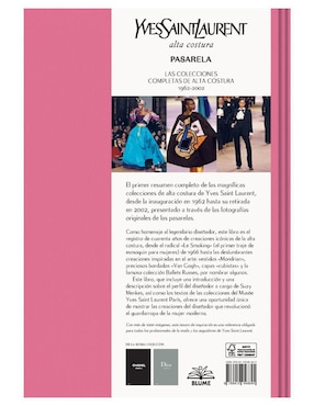 Libro Yves Saint Laurent. Pasarela de Varios Autores