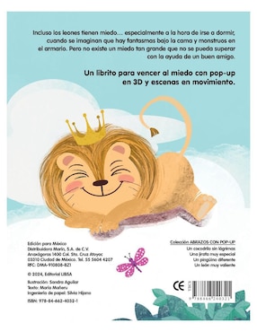 Libro Un León Muy Valiente con Pop Up de María Mañeru Y Sandra Aguilar