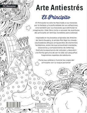 Libro Arte Antiestrés El principito de Saint-Exupéry, Antoine de