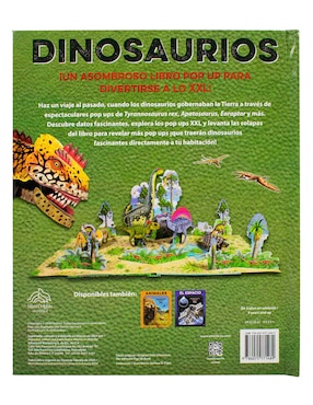 Libro Asombrosos Pop Up XXL: Dinosaurios de Silver Dolphin