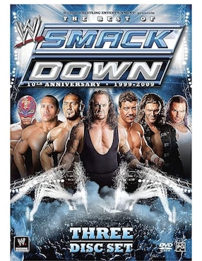 Lo Mejor De Smack Down WWE 10th Aniversario 1999-2009 Set De 3 DVD's Estándar