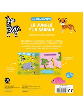 Libro Mis Animágenes La Jungla y la Sabana de Daniel Roode