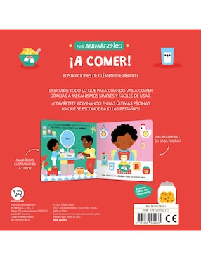 Libro Mis Animágenes ¡A Comer! de Clementine Derodit