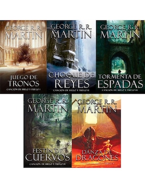 Set Juego De Tronos Arte Casa Stark De George R.R. Martin