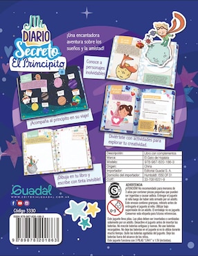 Libro Mi Diario Secreto Principito de El Gato De Hojalata