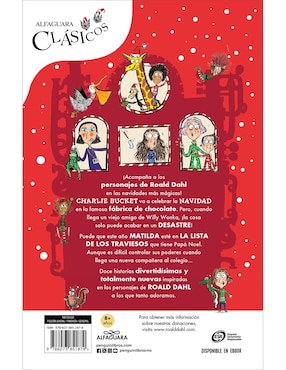 Libro Charlie y La Fábrica De Navidad y Otros Cuentos de Roald Dahl, Victoria Simó Perales, Mariola Cortés-Cros, Amaya Zorriqueta Ruiz