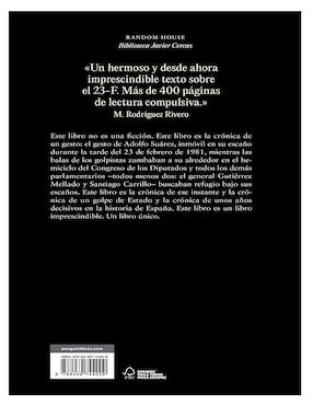Libro Anatomía de un instante de Javier Cercas