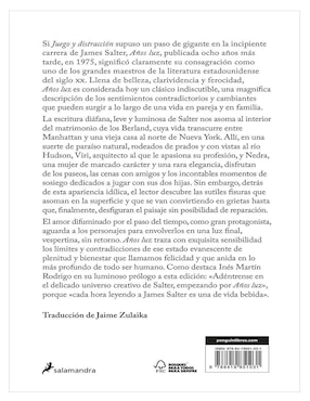 Libro Años luz de James Salter