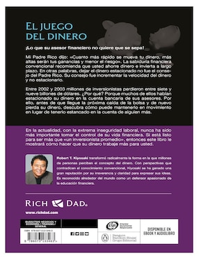 Libro El Juego del Dinero de Robert T. Kiyosaki