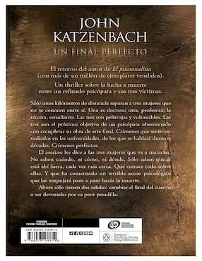 Libro Un Final Perfecto de John Katzenbach
