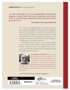 Libro El dedo de oro de Guillermo Sheridan