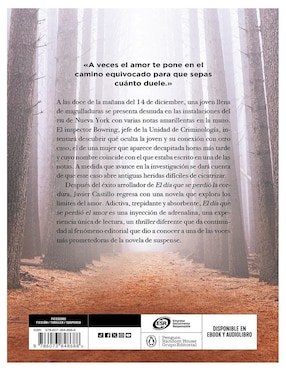 Libro El día que se perdió el amor de Javier Castillo