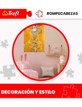 Rompecabezas El Beso de Gustav Klimt Trefl 1000 piezas