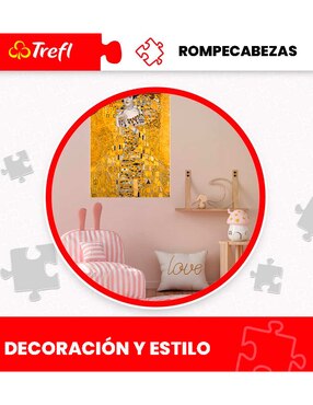 Rompecabezas La Dama con Abanico de Gustav Klimt Trefl 1000 piezas