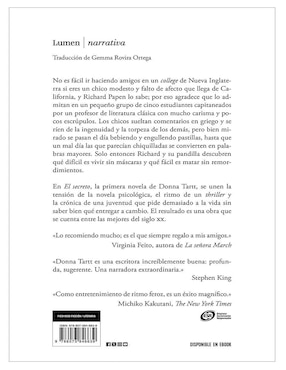 Libro El secreto de Donna Tartt