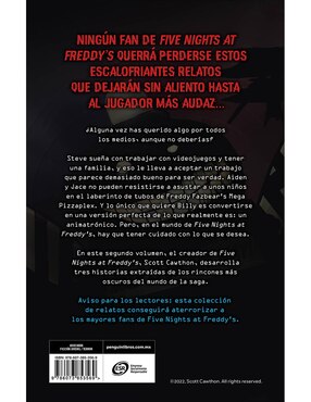 Libro Five Nights At Freddy's. Historias Del Pizzaplex 2 de Scott Cawthon , Elley Cooper, Andrea Waggener