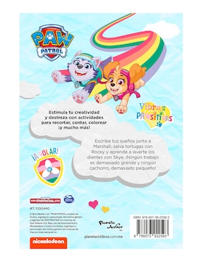 Libro Paw Patrol Se Asombroso Sé Tú de Nickelodeon