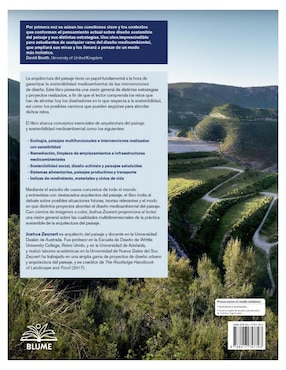 Libro Arquitectura del Paisaje Y Sostenibilidad Medioambiental: Optimizar el Paisaje con el Diseño de Zeunert Joshua