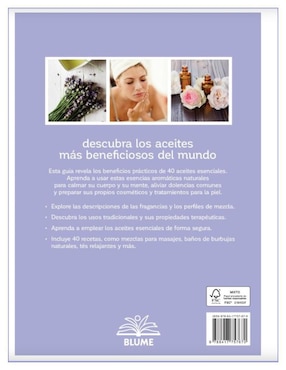 Libro Aceites Esenciales: Para Meditar, Respirar, Relajarse Y Dar Masajes de Farrer Gill