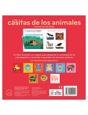 Libro Primeros Descubrimientos. Casitas de los Animales de Ella Bailey