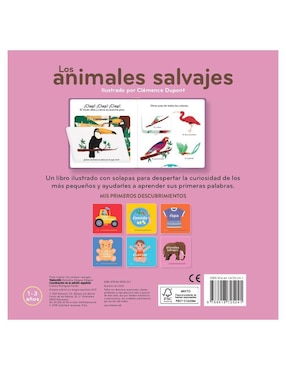 Libro Primeros Descubrimientos. Animales Salvajes de Clemence Dupont