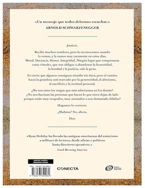 Libro Ser Justo en un Mundo Injusto (Las 4 Virtudes Estoicas 3) de Ryan Holiday