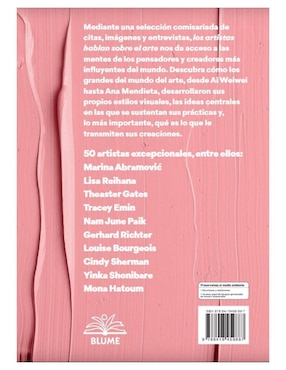 Libro Artistas Hablan Sobre el Arte de Holly Black