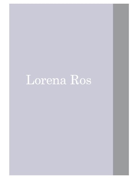 Libro Unspoken de Lorena Ros