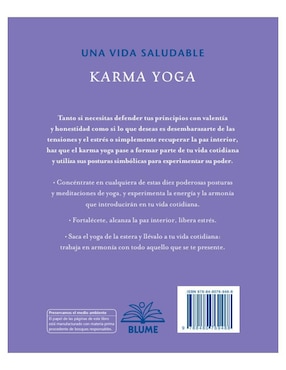 Libro Una vida saludable, Karma Yoga de Joss Guin