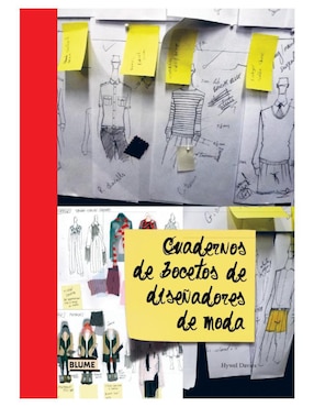 Libro Cuadernos de bocetos disenadores de moda de Hywel Davies