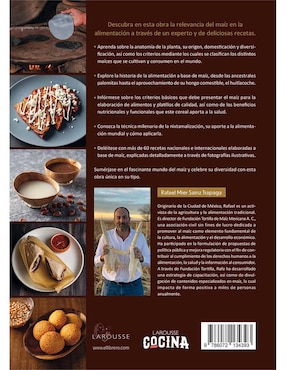 Libro Maíz Origen, Cultura y Cocina de Rafael Mier Saiz Trápaga